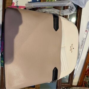 Kate Spade Cream and Black Shoulder Bag